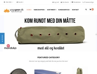 Yogagear.dk YOORshop Webhosting