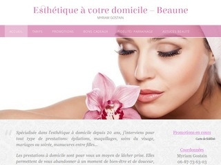 Myriam esthétique YOORshop web hosting