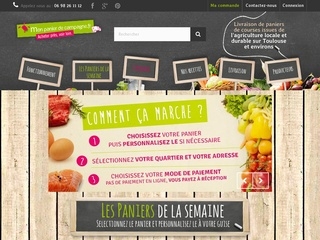www.mon-panier-de-campagne.fr alojamiento web YOORshop