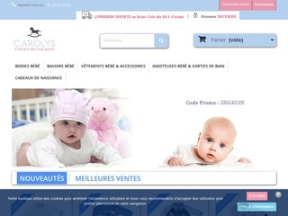 www.carolys.com hébergement web YOORshop