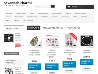 www.savannah-charms.com hébergement web YOORshop