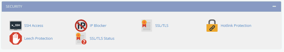 Security cPanel