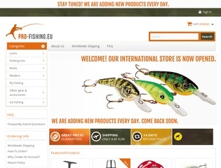 Pro-Fishing.eu hosting web YOORshop