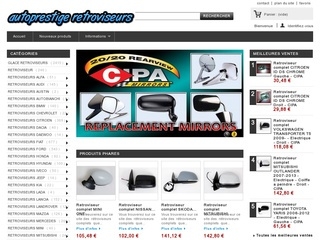 www.autoprestige-retroviseurs.fr hosting web YOORshop