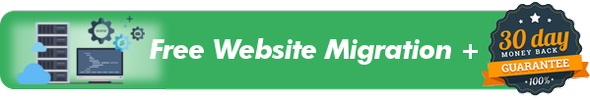 Free website migration + 30 day moneyback