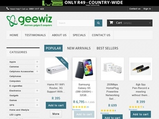 GeeWiz hosting internetowy YOORshop