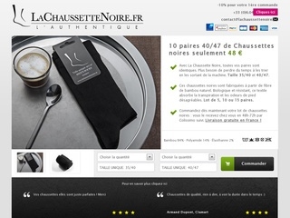 www.lachaussettenoire.fr găzduire web YOORshop