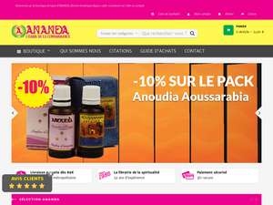 Ananda : La boutique ésotérique du bien être et de la spiritualité web hosting YOORshop