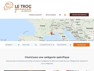 Le Troc Gourmand web hosting YOORshop
