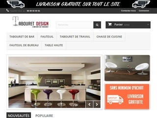 Tabouret design web hosting YOORshop