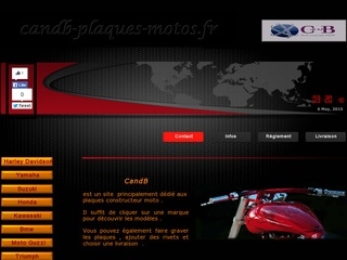 www.candb-plaques-motos.fr web hosting YOORshop